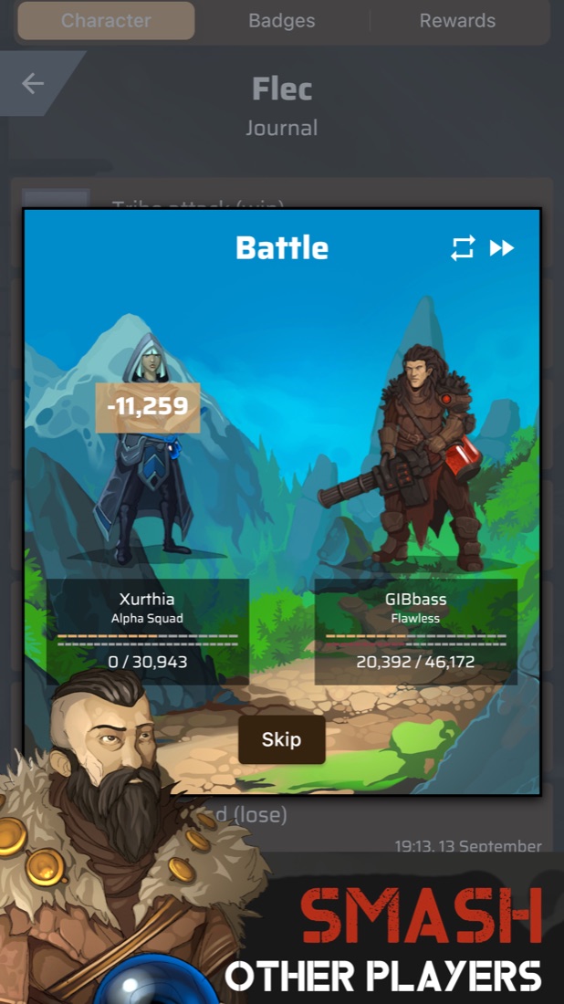 Lost Vault: Classic PvP battle between two players